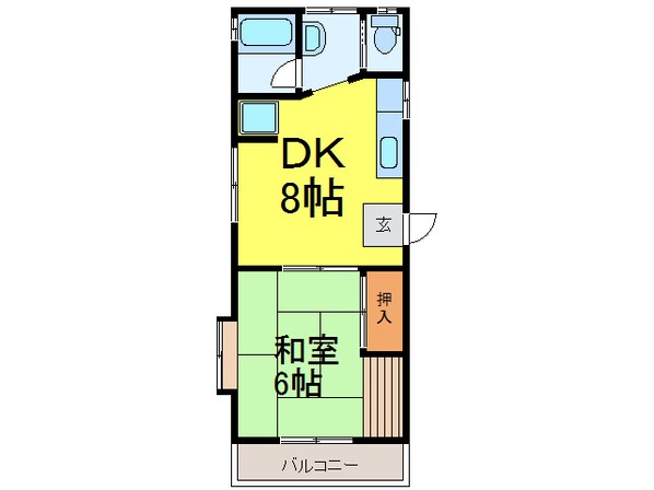 ハイビレッジの物件間取画像